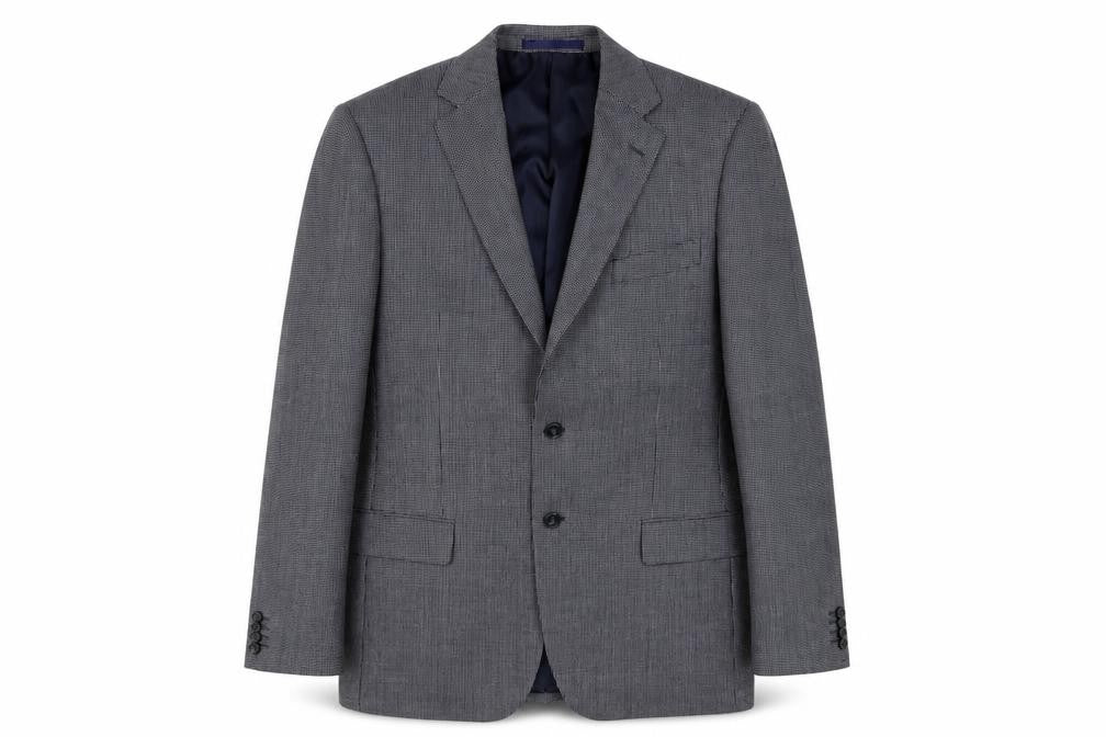 Mens UK Size 40 Marks and Spencer Regular Blue Suit Jacket