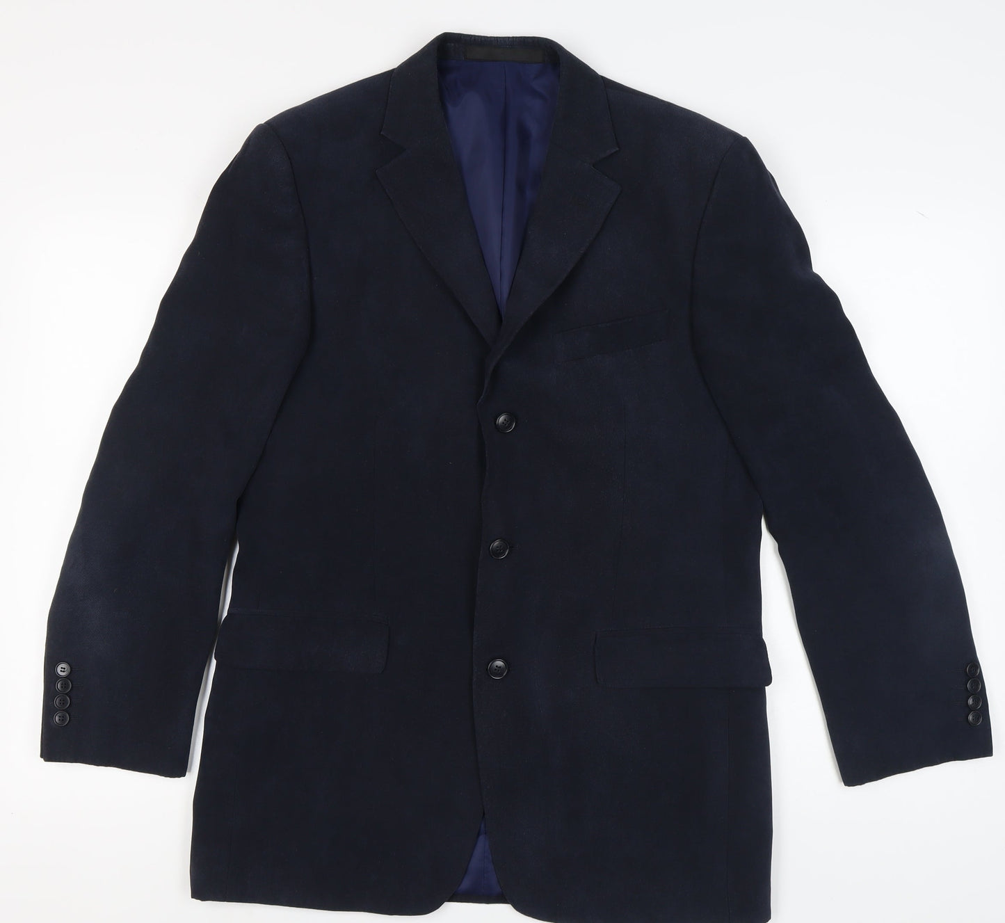 Mens UK Size 38 Marks and Spencer Regular Blue Suit Jacket