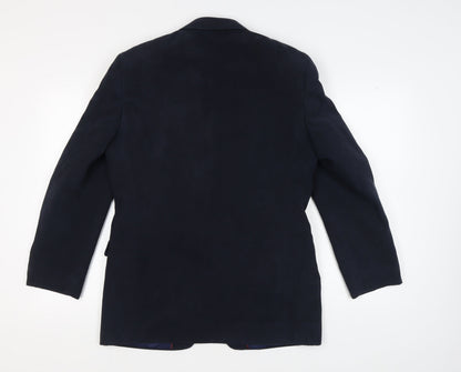 Mens UK Size 38 Marks and Spencer Regular Blue Suit Jacket