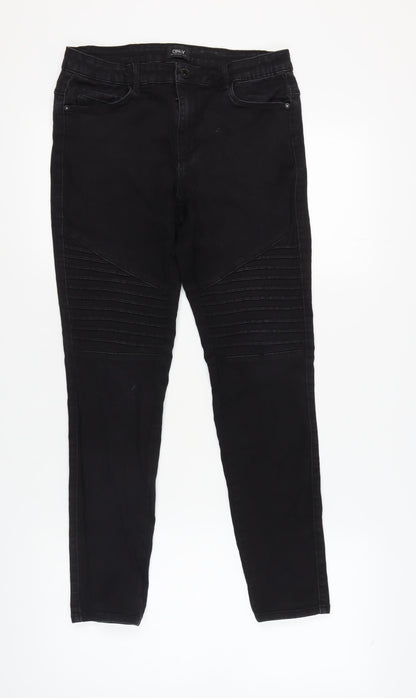 ONLY Women's Black XL Skinny Jeans