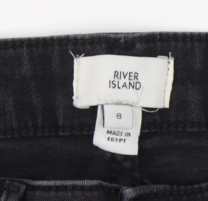 River Island Women's Black Skinny Jeans Size 8