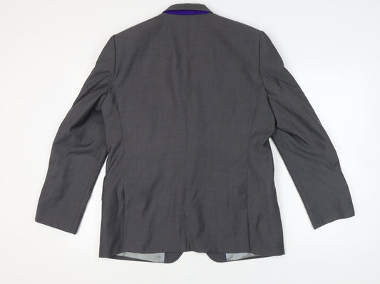 Mens UK Size 44 Ted Baker Regular Grey Suit Jacket