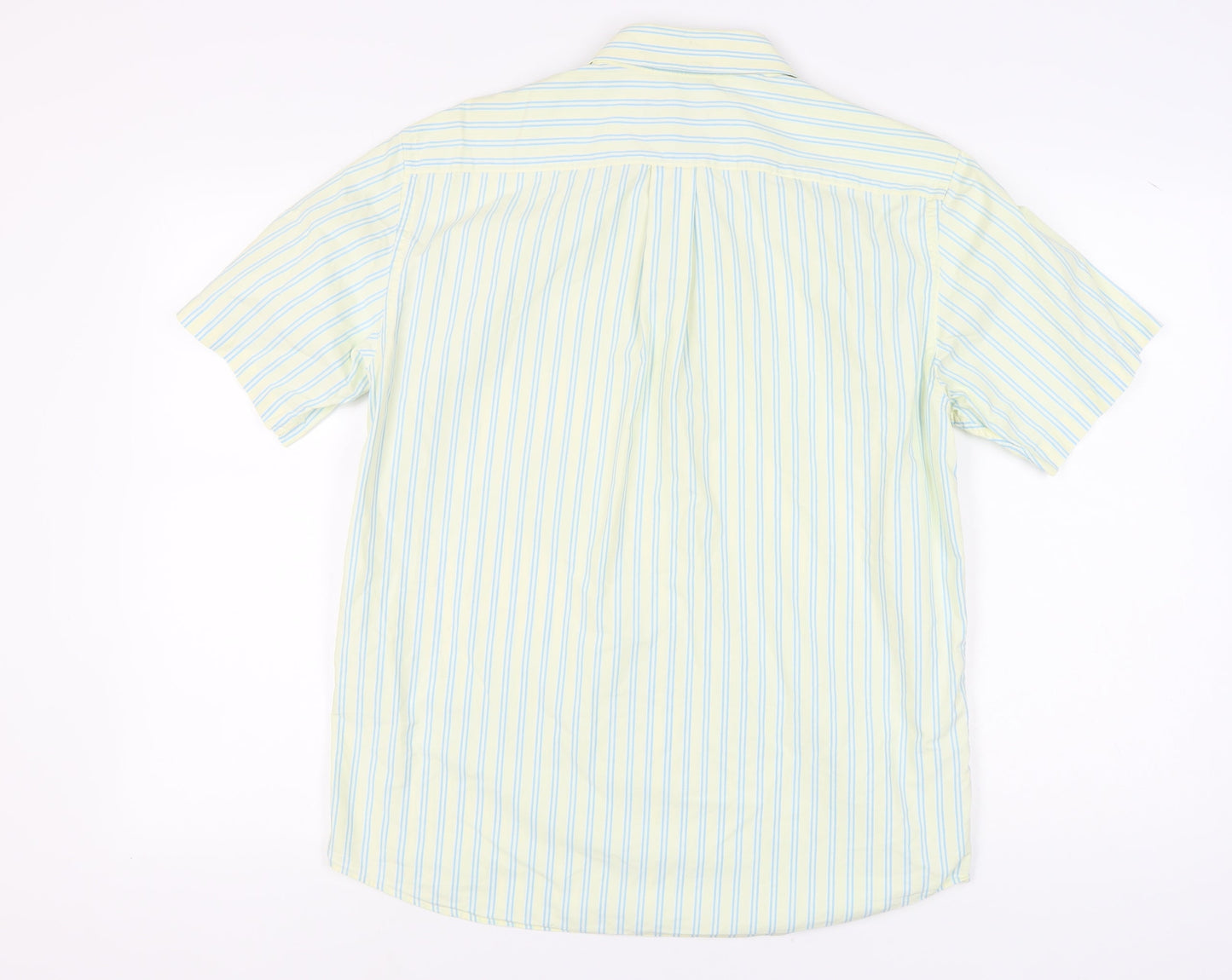Marks and Spencer Men's Multicoloured Striped Shirt M