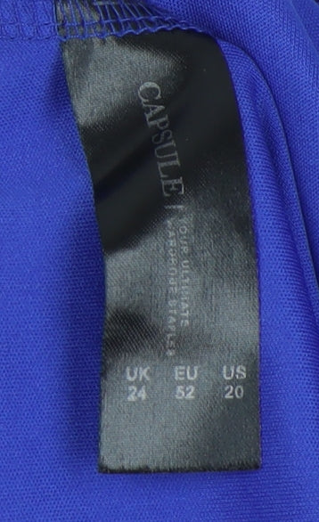 Capsule Women's Blue Lace Dress Size 24