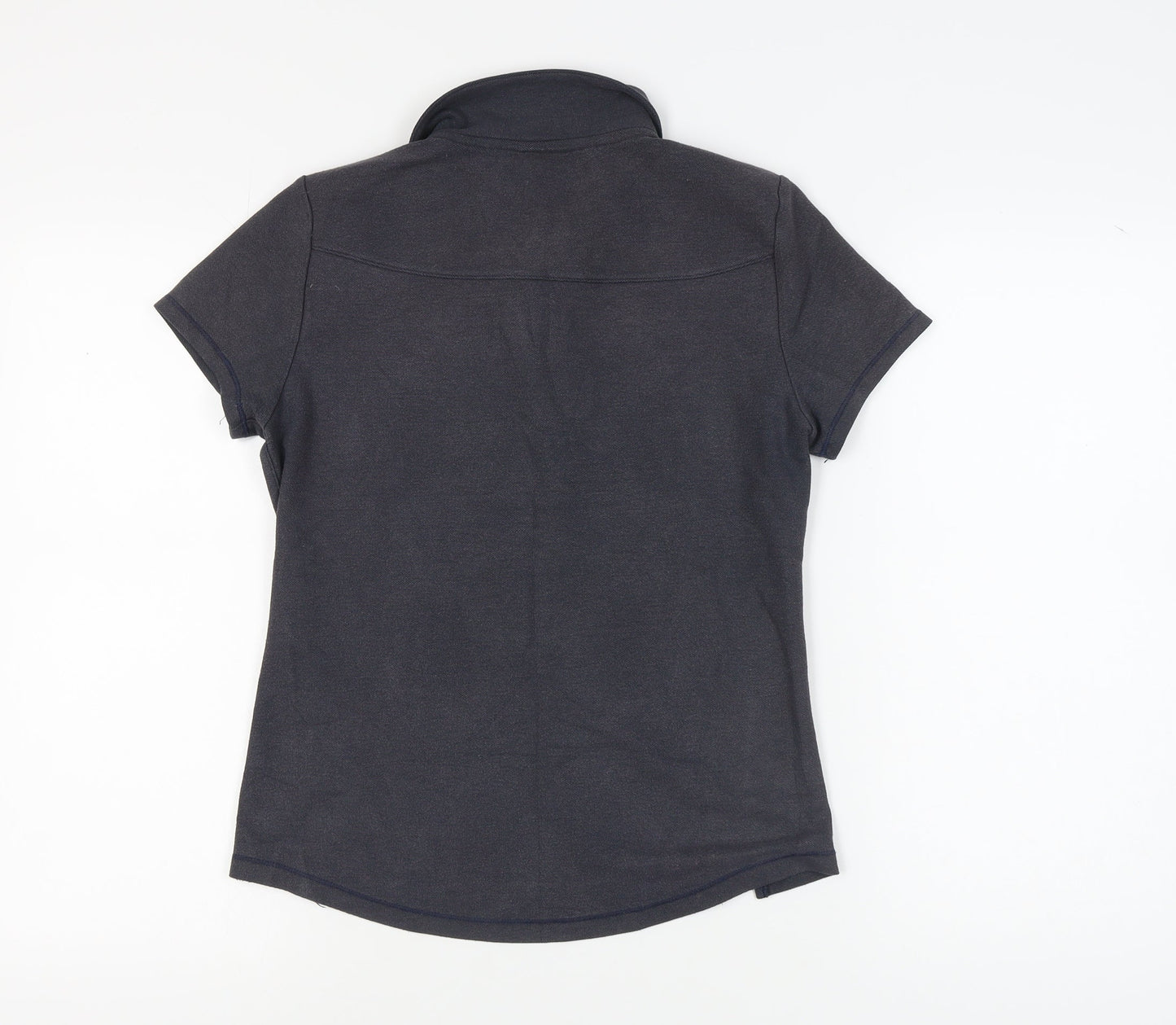 Womens UK Size 12 LA Gear Black Basic Polo