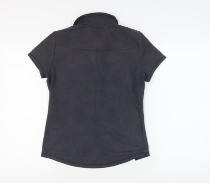 Womens UK Size 12 LA Gear Black Basic Polo
