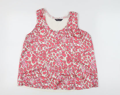 Womens UK Size 12 Marks and Spencer Pink Basic Tank