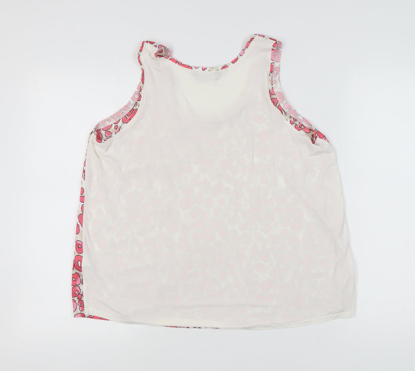 Womens UK Size 12 Marks and Spencer Pink Basic Tank