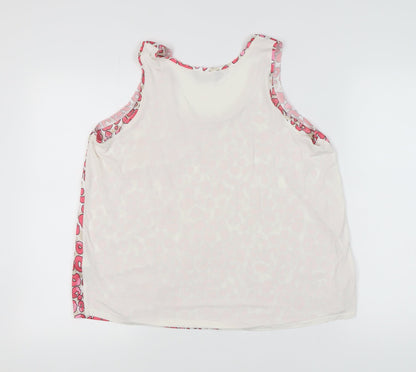 Womens UK Size 12 Marks and Spencer Pink Basic Tank