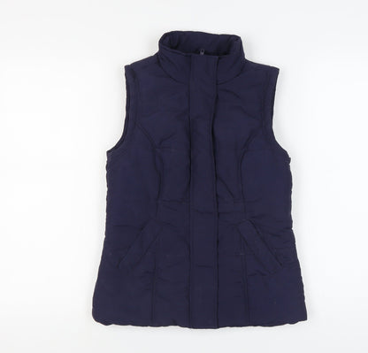 Womens UK Size 8 New Look Blue Puffer Jacket