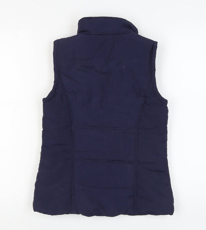 Womens UK Size 8 New Look Blue Puffer Jacket