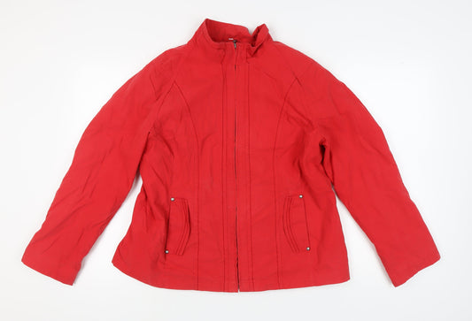 Klass Collection Women's Red Jacket Size 18