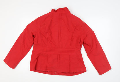Womens UK Size 18 Klass Collection Red Basic Jacket
