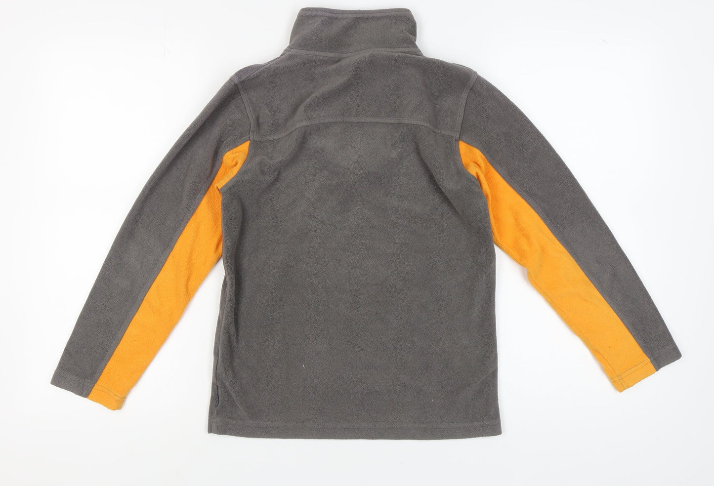 Trespass Boys Grey Orange Fleece Sweatshirt 11-12 Years