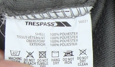 Trespass Boys Grey Orange Fleece Sweatshirt 11-12 Years