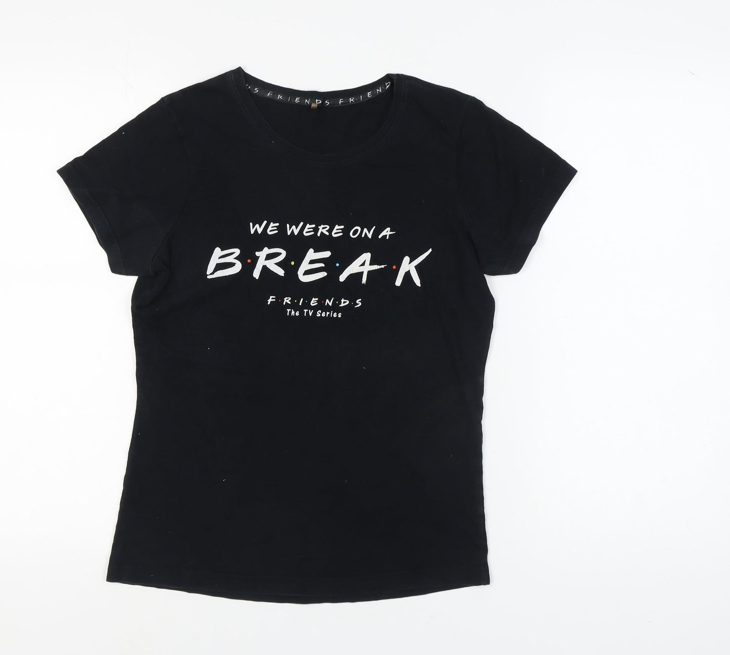 George Women's Black Friends T-Shirt Size 8