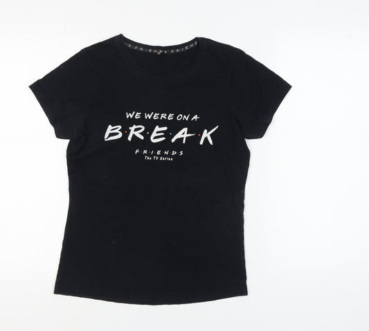 George Women's Black Friends T-Shirt Size 8