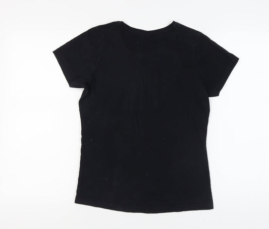 George Women's Black Friends T-Shirt Size 8