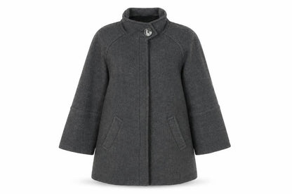 Womens UK Size M Zara Grey Overcoat