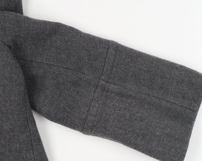 Womens UK Size M Zara Grey Overcoat
