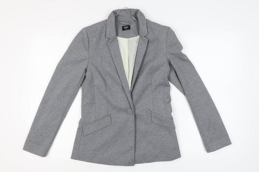 Oasis Women's Grey Suit Jacket, Size 8, Workwear Essential