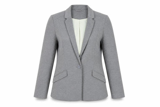 Womens UK Size 8 Oasis Regular Grey Suit Jacket