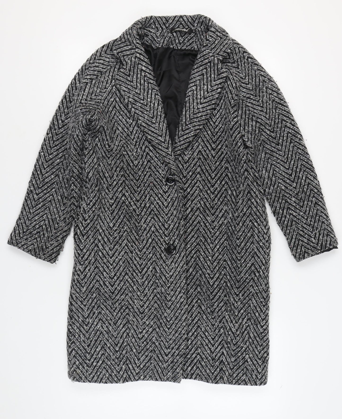 Womens UK Size S Motel Black Overcoat