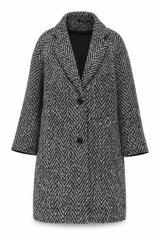 Womens UK Size S Motel Black Overcoat
