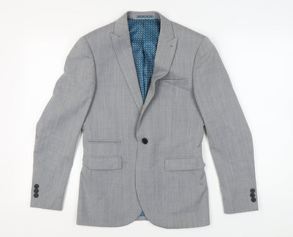 Mens UK Size 36 NEXT Regular Grey Suit Jacket
