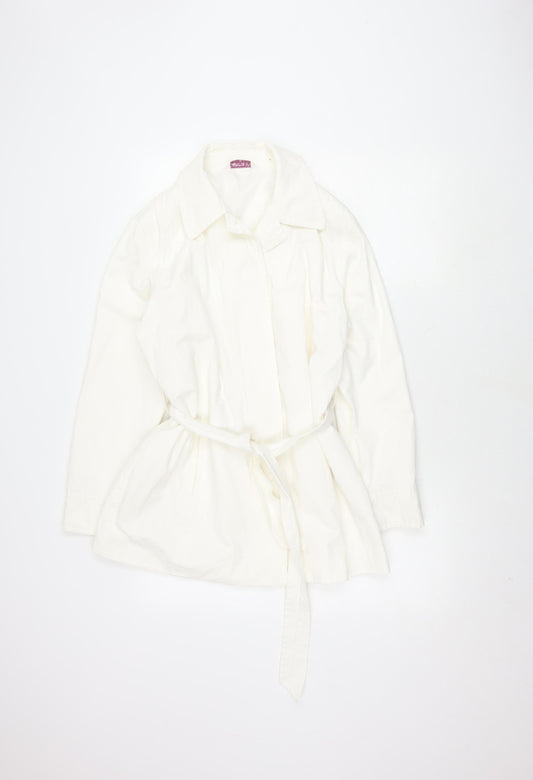 Womens UK Size 14 Bonmarché Ivory Basic Jacket
