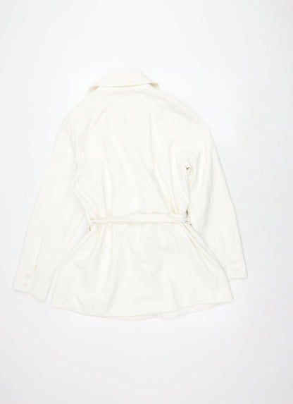 Womens UK Size 14 Bonmarché Ivory Basic Jacket