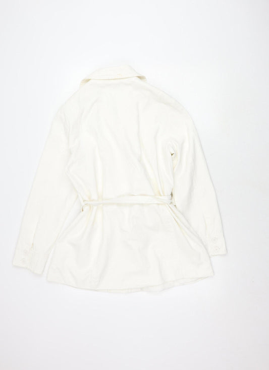 Womens UK Size 14 Bonmarché Ivory Basic Jacket