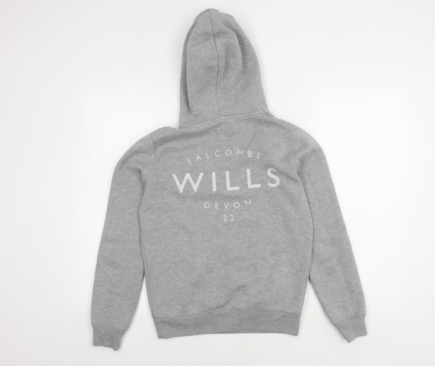 Unisex Adults UK Size 4 Jack Wills Grey Pullover Hoodie