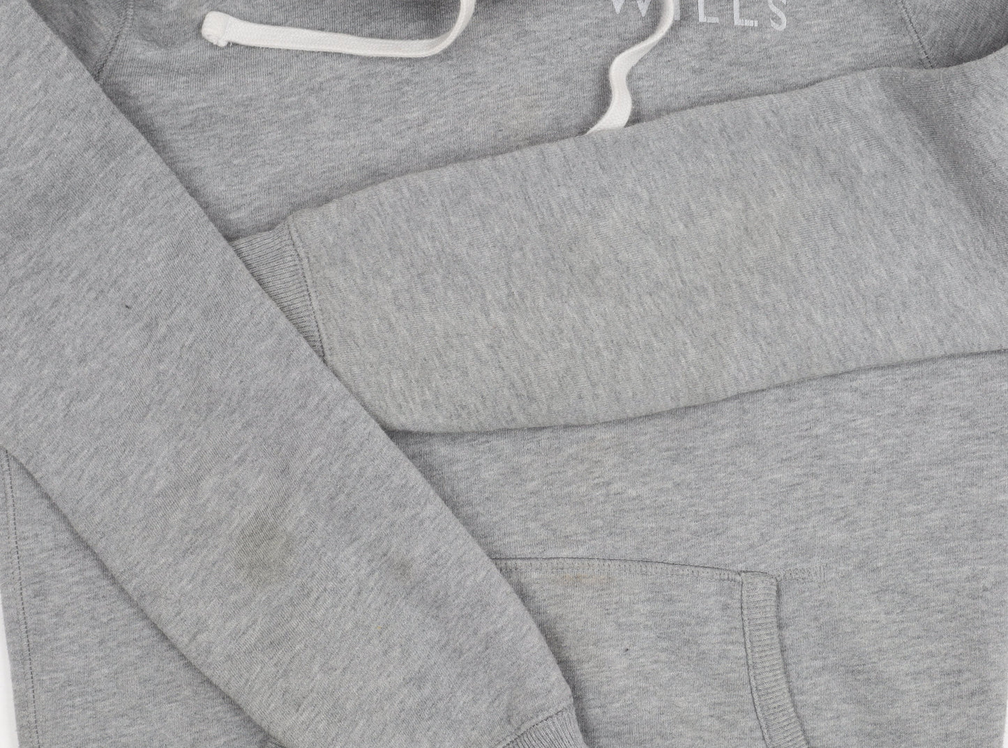 Unisex Adults UK Size 4 Jack Wills Grey Pullover Hoodie