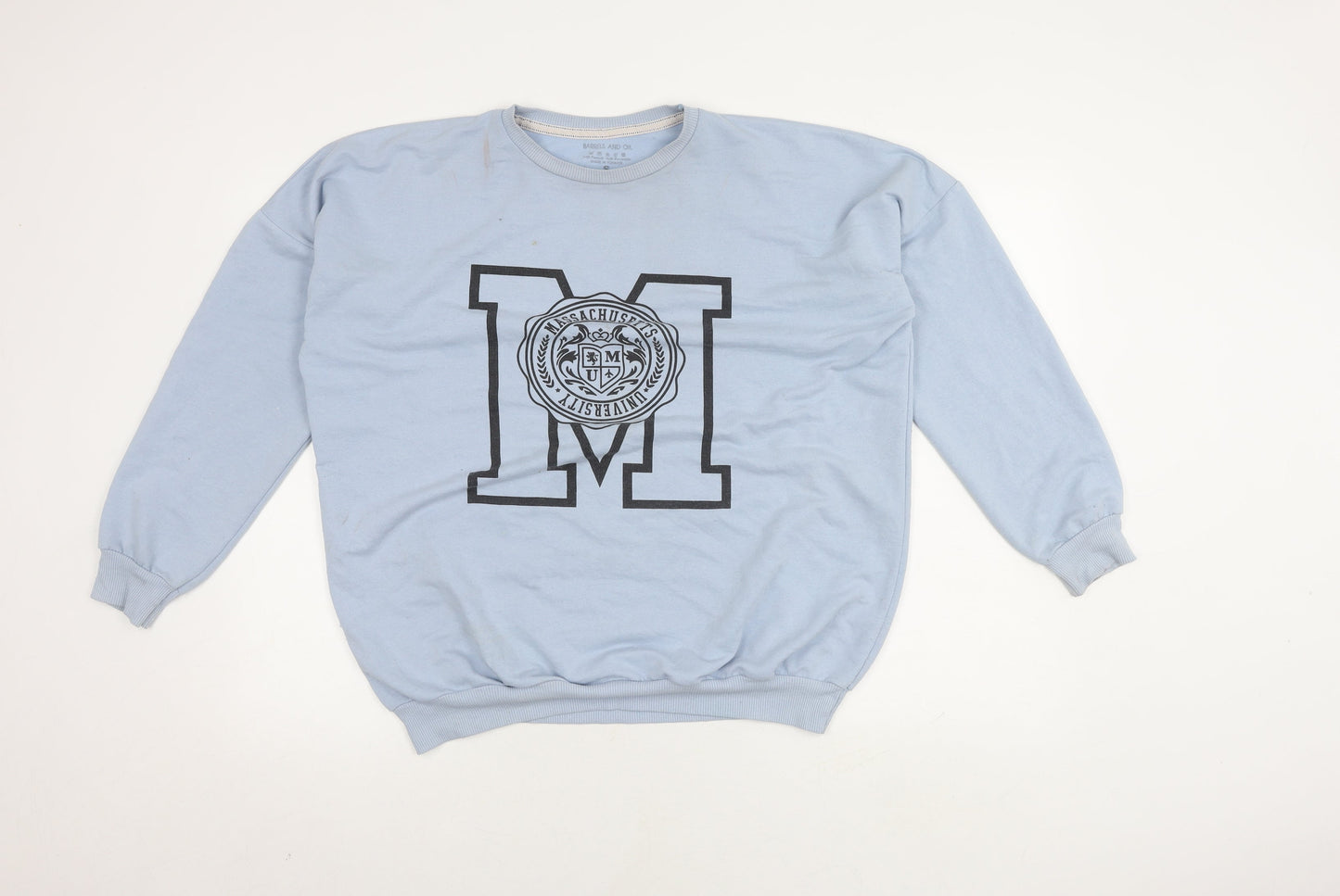 Barrels and Oil Women's Blue Sweatshirt Size S