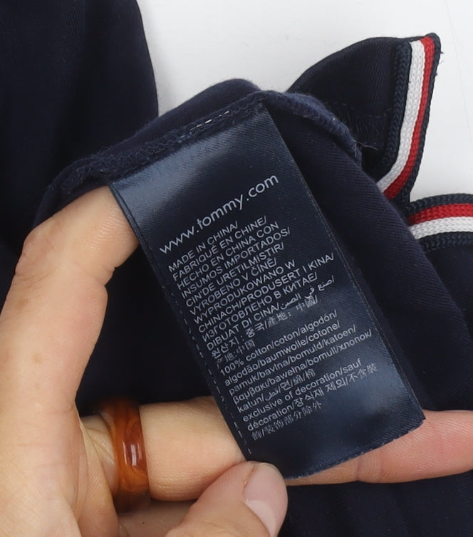 Tommy Hilfiger Men's Blue Polo Shirt Size S