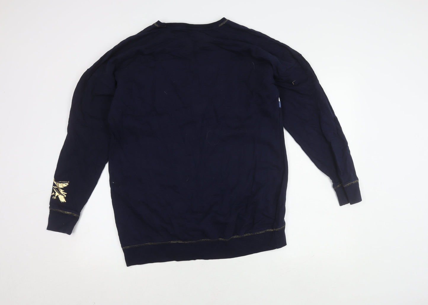 Unisex Adults UK Size 10 Harry Potter Blue Pullover Sweatshirt
