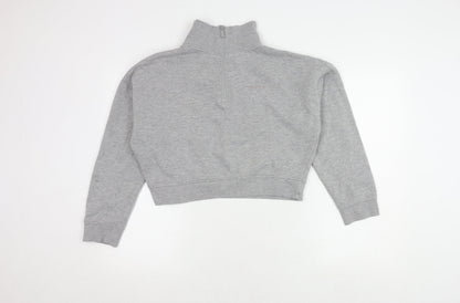 Womens UK Size M Jack Wills Grey Pullover Sweatshirt