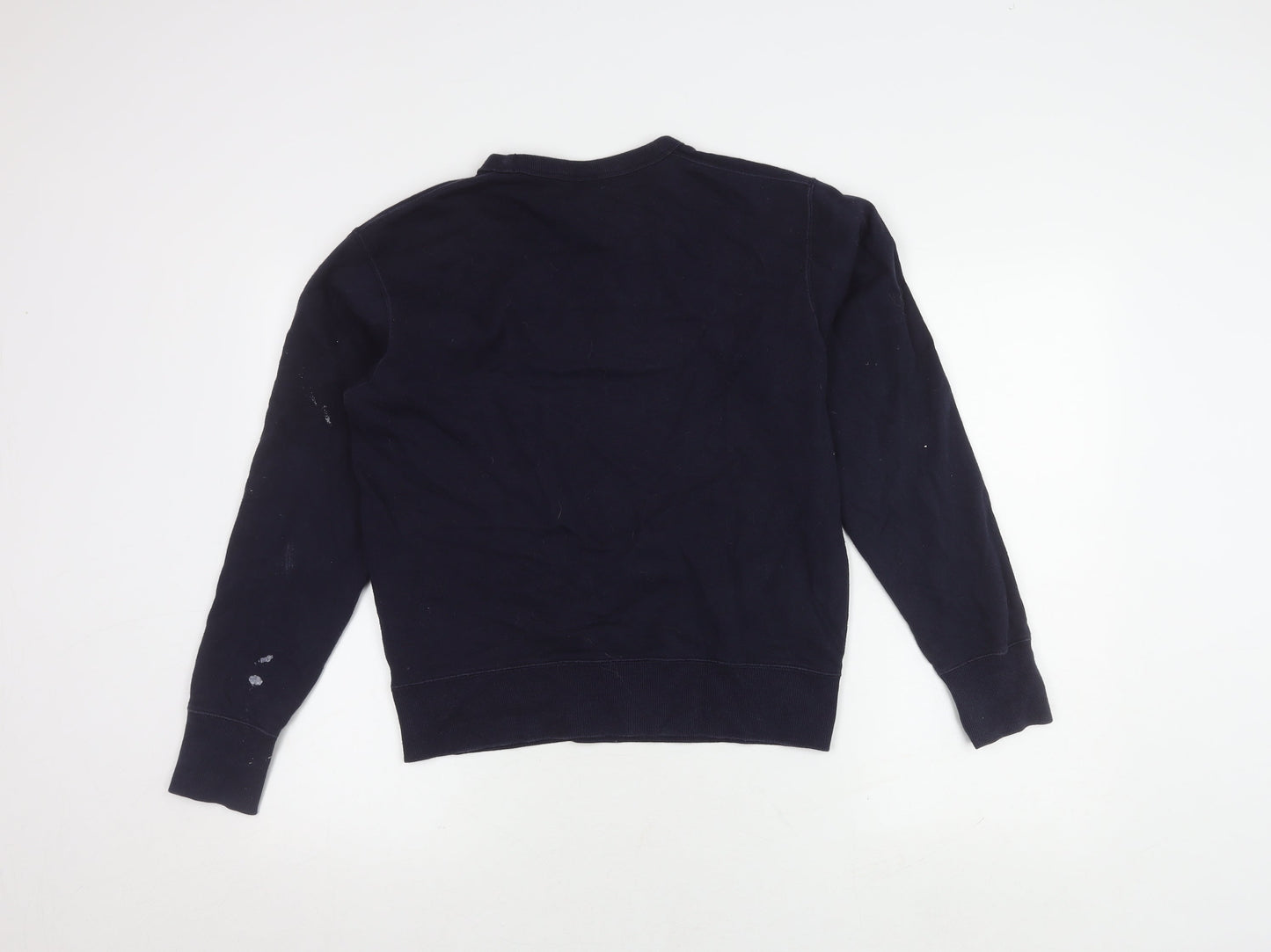 Uniqlo XS Blue Graphic Print Pullover Sweatshirt