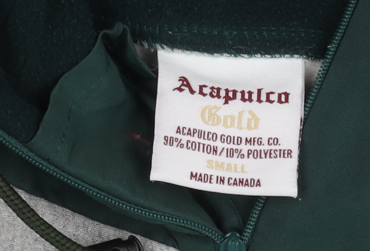 Acapulco Gold Men's Green Pullover Hoodie, Size S