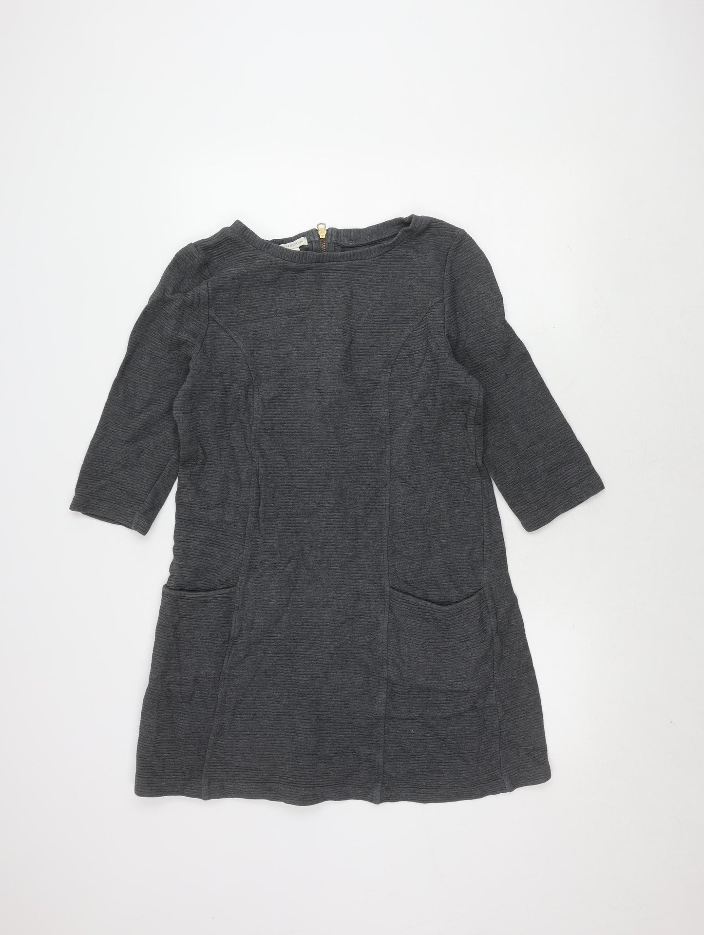 Monsoon Women's Grey Jersey Dress Size 14