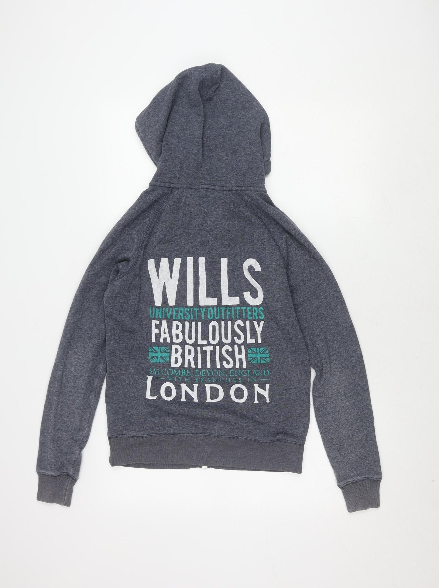 Womens UK Size 10 Jack Wills Grey Basic Jacket