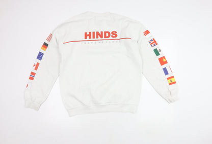 Urban Outfitters Men's White Flag Graphic Sweatshirt M