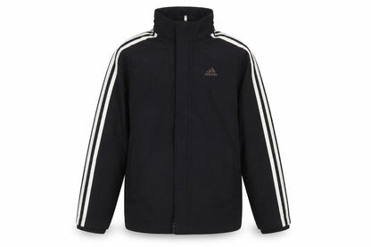 Front view of Adidas boys’ black track jacket 11-12 years