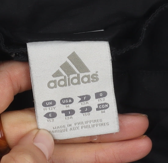 Adidas Boys Black Track Jacket 11-12 Years