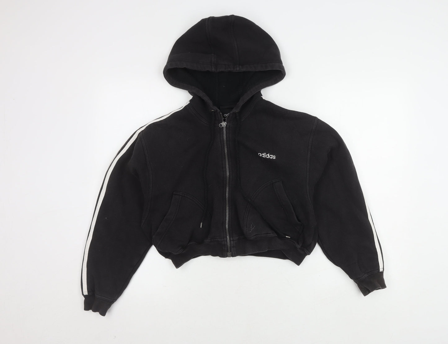 Adidas Women’s Black Full Zip Hoodie Size 14