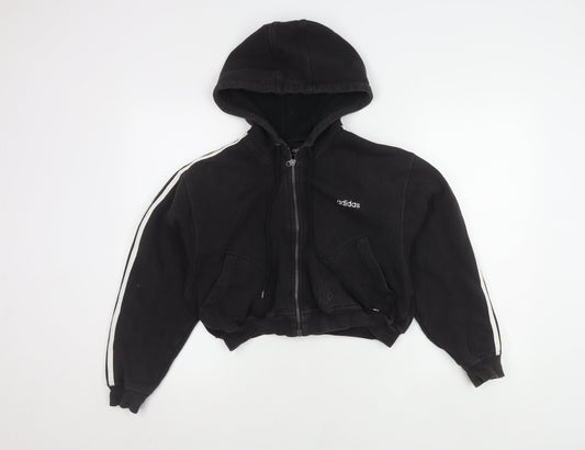Adidas Women’s Black Full Zip Hoodie Size 14