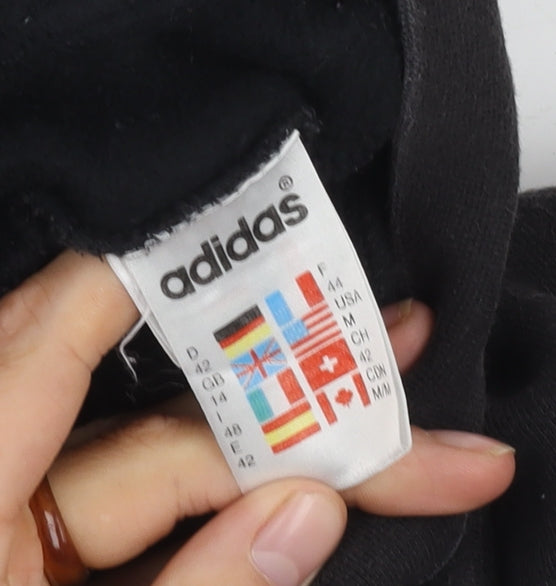Adidas Women’s Black Full Zip Hoodie Size 14