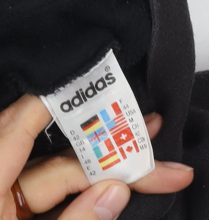 Adidas Women’s Black Full Zip Hoodie Size 14