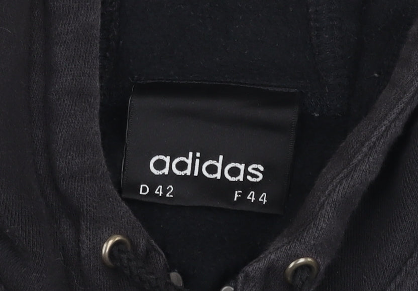 Adidas Women’s Black Full Zip Hoodie Size 14